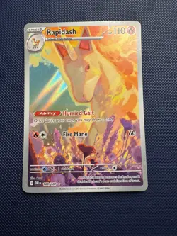 Pokemon Rapidash TCG S&V Destined Rivals Illustration Rare 189/182 - Near mint - Image 1