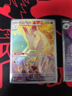 Pokemon Rapidash TCG S&V Destined Rivals Illustration Rare 189/182 - Near mint - Image 1