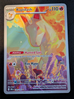 Pokemon Rapidash TCG S&V Destined Rivals Illustration Rare 189/182 - Near mint - Image 1