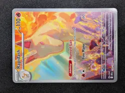 Rapidash 189/182 - Illustration Rare - Pokemon Destined Rivals - Near Mint - IR - Image 3