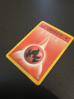 Fire Energy 107/111 Neo Genesis 1st Edition 2000 Pokemon Card NM - Image 3