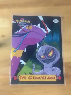 Pokemon Topps - TV12 #23 Ekans & #24 Arbok Animation Set - Image 1