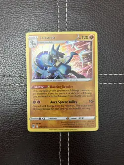 Pokemon TCG - Lucario - 079/172 - Brilliant Stars - NM Holo Rare (2022) - Image 1