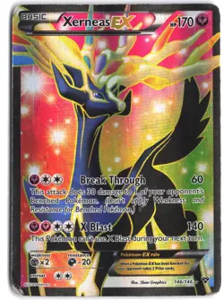 Xerneas EX 146/146 Rare Ultra XY Pokemon - Image 1