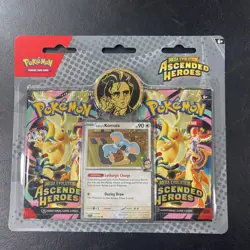 Pokemon Mega Evolution Ascended Heroes 2-Pack Blister Collection Komala Promo - Image 1