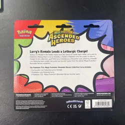 Pokemon Mega Evolution Ascended Heroes 2-Pack Blister Collection Komala Promo - Image 2