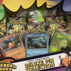 Pokemon Ascended Heroes First Partner Deluxe Pin Collection Sealed New - Image 3