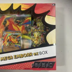 Pokemon TCG Mega Evolution Ascended Heroes Mega Emboar ex Box - Image 4