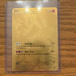 Pokemon TCG Reshiram 114/113 Legendary Treasures Secret Rare Full Art Holo - Image 1