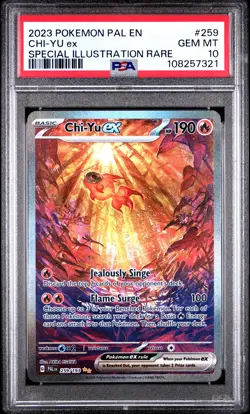 Chi-Yu Ex Pokemon Pal En-Paldea Evolved 259 Special Illustration Rare - Image 1