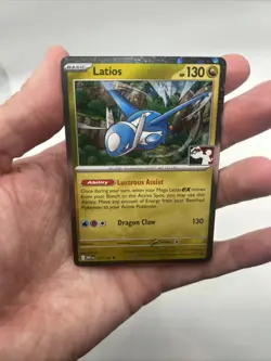 101/132 Latios Prize Pack Series 8 Stamped Pokemon TCG Mega Cosmos Holo - Image 3