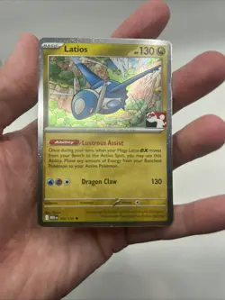 101/132 Latios Prize Pack Series 8 Stamped Pokemon TCG Mega Cosmos Holo - Image 4