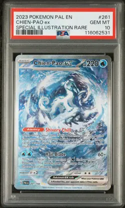 2023 Pokemon Pal EN-Paldea Evolved Chien-Pao EX PSA 10 #261 - Image 1