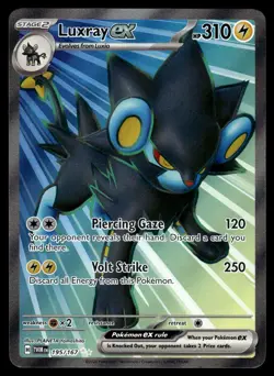 Luxray ex 195/167 Ultra Rare Twilight Masquerade Pokemon Holo Near Mint - Image 1