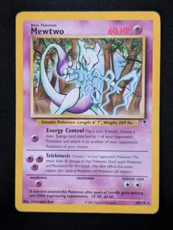 Mewtwo 29/110 Legendary Collection Pokemon LP - Image 1