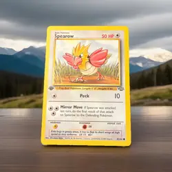 Spearow Jungle 1st Edition Pokemon TCG Regular Common 1999 English 62/64 - Image 1