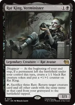 MTG Teenage Mutant Ninja Turtles - Rat King, Verminister - Image 1
