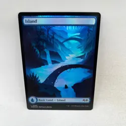 Island (0263) 263 Land Wilds of Eldraine Magic: The Gathering Foil LP - Image 1