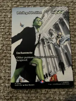 Privileged Position Borderless Marvel Super Heroes Mtg Nm 0092 - Image 1