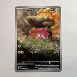 Pokemon Pawmi TCG Full Art Holo Ultra Rare Card Paldean Fates 226/091 - Image 1