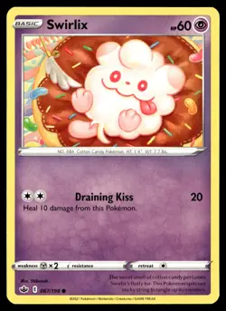 Swirlix 067/198 Common Chilling Reign Pokemon Near Mint - Image 1