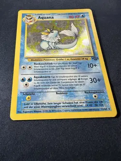 Pokemon Jungle Unlimited German Vaporeon (Aquana) Holo 12/52 LP/MP Free Ship B - Image 3