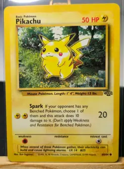 Pikachu 60/64 Jungle 1999 Pokemon Englisch Vintage - Image 1