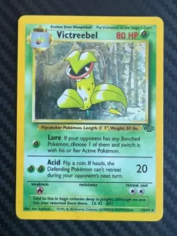 Pokemon TCG Victreebel 14/64 Jungle Holo LP - Image 1