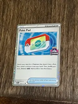 Poke Pad 198/217 Master Ball League Asia Exclusive Stamped Promo Pokemon TCG - Image 1