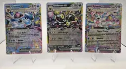 Pokemon Prismatic Evolutions Double Rare EX EEVEE Set Of 9 EEVOLUTIONS Near Mint - Image 2