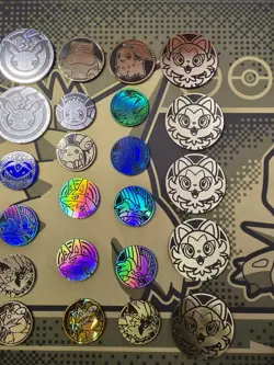 Pokemon TCG Coin Lot: 36 Total Coins: Near Mint - Mew, Charizard, Mewtwo, 25th! - Image 3