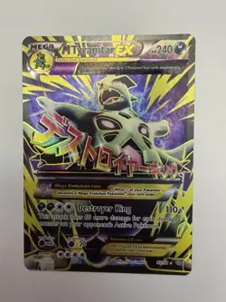 2015 POKEMON XY ANCIENT ORIGINS #92 FULL ART/M TYRANITAR EX - Image 1