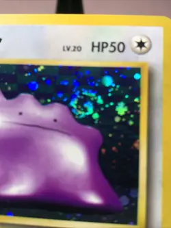 Pokemon TCG Japanese Double Swirl Ditto No. 132 Fossil Set Holo Rare VTG NM- - Image 3