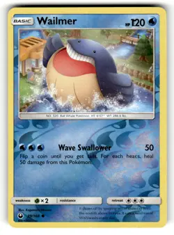 Wailmer 39/168 Common Celestial Storm Reverse Holo Pokemon Near Mint - Image 1