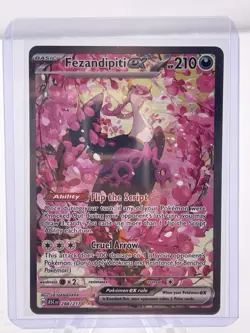 Pokemon TCG Fezandipiti ex 288/217 SIR Ascended Hero’s Fresh Pull Free Shipping - Image 1