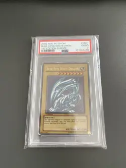 Yugioh SDK-E001 1st Edition Psa 2 (Blue Eyes White Dragon) - Image 1
