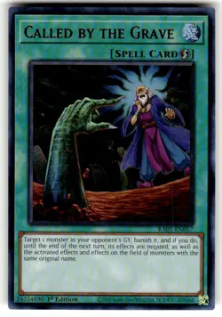 Called by the Grave (UR) RA01-EN057 25th Anniversary Ultra Rare Yu-Gi-Oh NM - Image 1