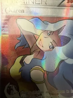 Pokemon TCG Karen XY177A Trainer Supporter Full Art Holo Promo Card - Image 2