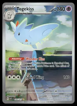 Pokemon Cards Togekiss 235/217 Ascended Heroes Illustration Rare NM - Image 1