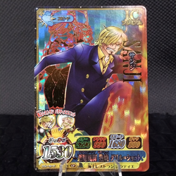 One Piece Berry Match IC Card Holo CP Sanji 2011 Bandai Japanese IC2-CP4 Mint - Image 1