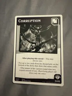 MTG Secret Lair Mood Swings 1st Edition Corruption Rare 0060 Mark Rosewater - Image 1