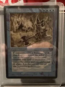 MTG Invoke “Prejudice” Legends English Rare NM - Image 3