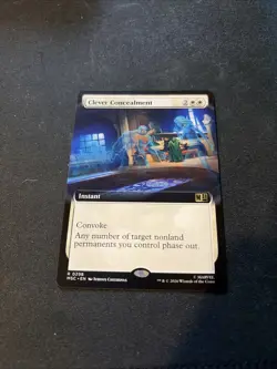 Clever Concealment - 298 - MTG: Marvel Super Heroes - Extended Art - Rare - Image 1