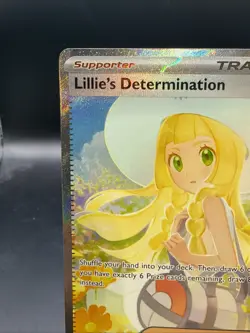 Pokemon Lillie's Determination 184/132 Evolutions Secret Rare Full Art Holo #1 - Image 3