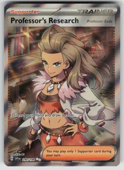 Professor's Research (Professor Sada) 240/198 Scarlet & Violet Pokemon NM - Image 1