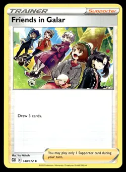 Friends in Galar 140/172 Uncommon Brilliant Stars Pokemon Near Mint - Image 1