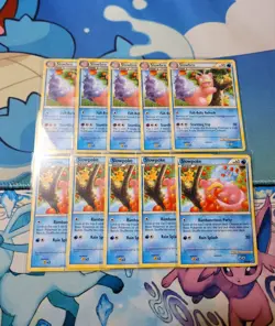Pokemon 2010 (5) Slowpoke #66 + (5) Slowbro #38 NM - HGSS Undaunted - Image 1