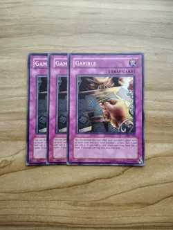 Yu-Gi-Oh! - Gamble 3x - Full Playset Of Cards - Image 1