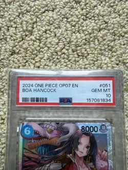 One Piece Boa Hancock OP07-051 SR PSA 10, 500 Years in the Future, English - Image 2