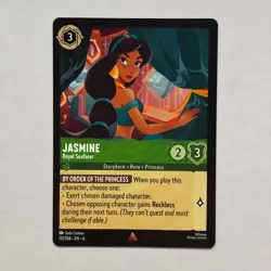 Jasmine 70/204 Disney Lorcana Azurite Sea Regular Rare Card NM - Image 1